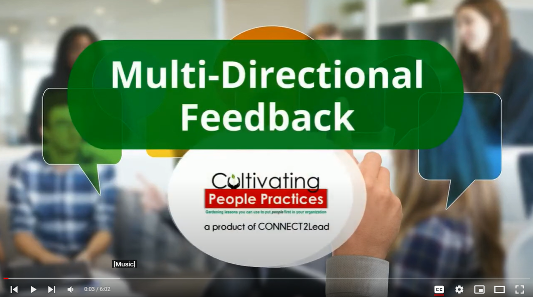 Dont Dish It Out If You Cant Take It! Invite Multi-Directional Feedback