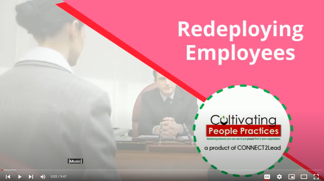 Redeploy Employees instead of Giving Up on Them