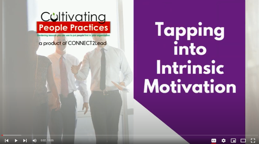 Tap into Intrinsic Motivation to Make Everything Else Easier